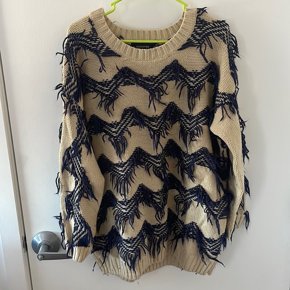 Fuzzy winter sweater